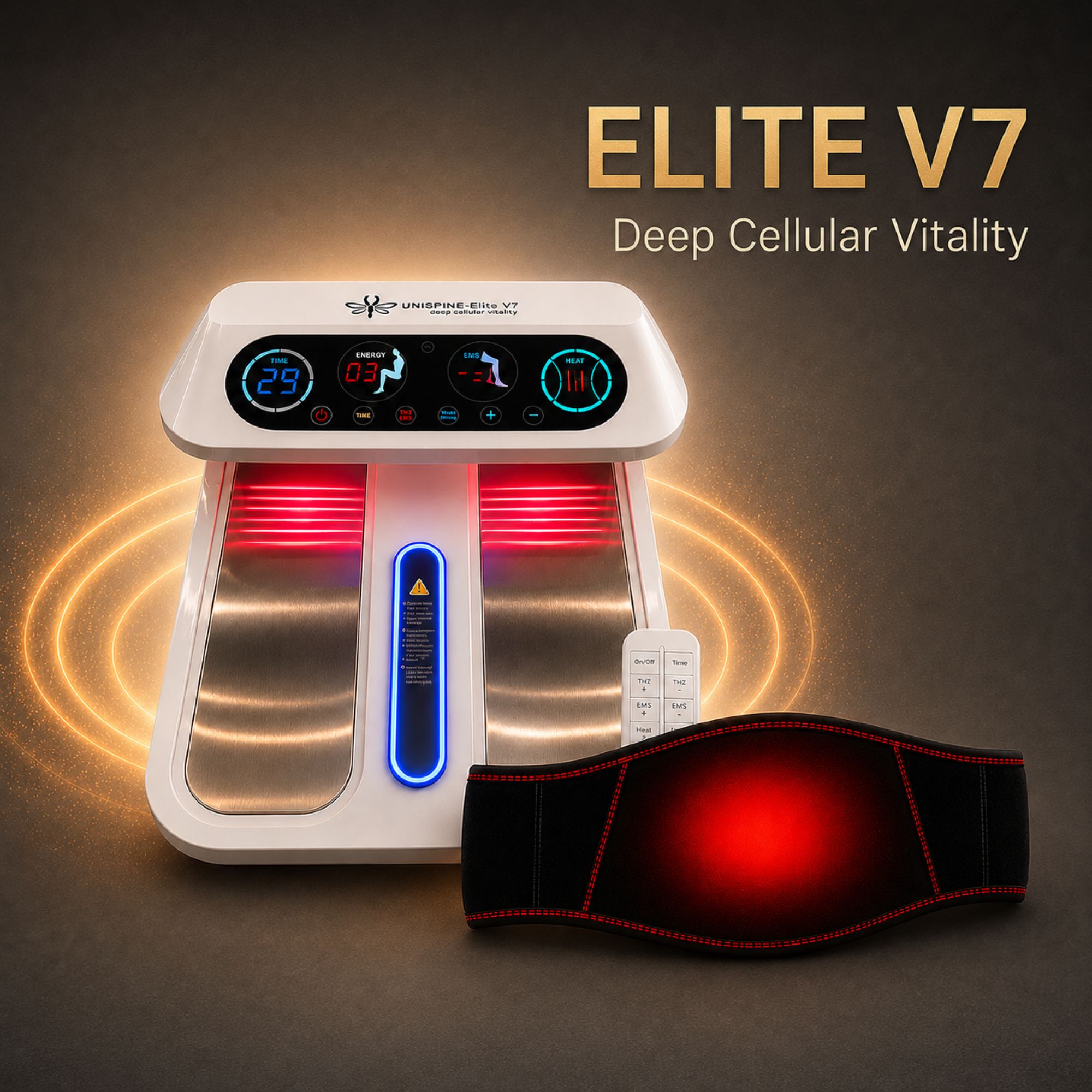 ELITE V7 – Deep Cellular Vitality Προηγμένο Σύστημα Θερμικής & Βιοηλεκτρομαγνητικής Ενεργοποίησης Σώματος